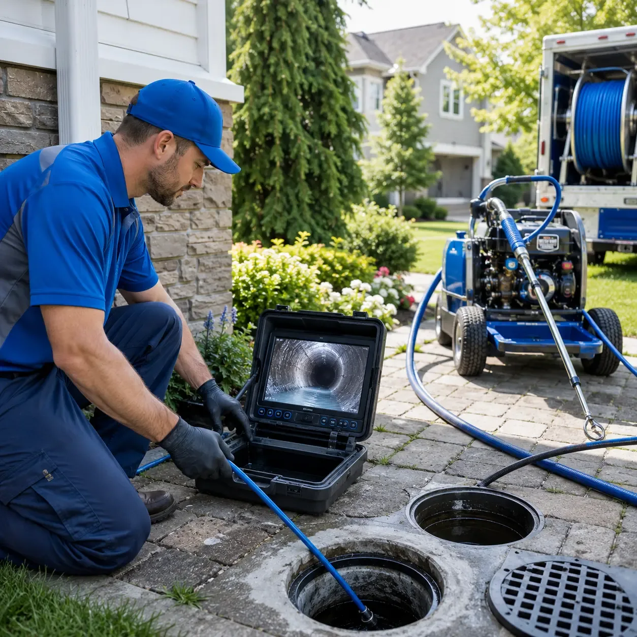 Outdoor drain cleaning professionals serving Prosperity, PA